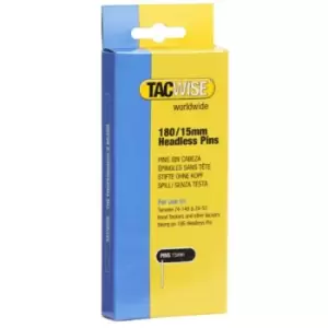 Image of Tacwise Plc 0478 Pins, Headless, 180/15Mm (Pk 2,000)