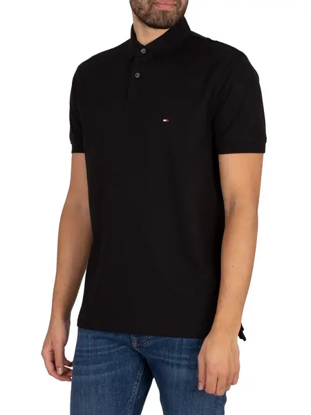 Image of Tommy Hilfiger The 1985 Regular Polo Shirt Black L