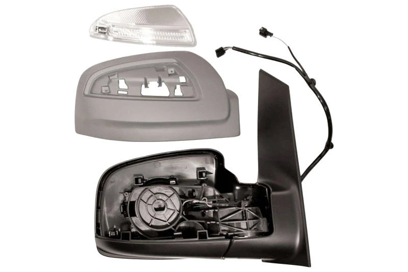 Image of PRASCO ME9107323 Wing mirror Right, Electric, Internal Adjustment, primed Outside Mirror (50)