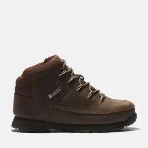 Image of Timberland Euro Sprint Hiking Boot For Junior In Green Green Kids, Size 3.5