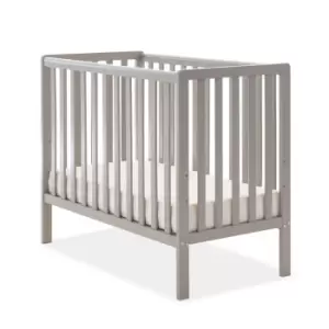 image of Obaby Bantam Space Saver Cot Warm Grey