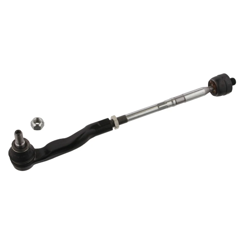 Image of FEBI BILSTEIN 33707 Tie Rod OE Turbo NEW, Front Axle Left, with lock nut Rod Assembly (284)