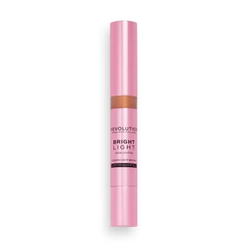 Image of Makeup Revolution Bright Light Highlighter 3ml (Various Shades) - Deep Bronze