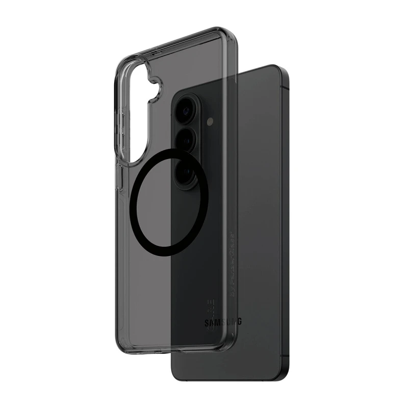 Image of PanzerGlass PanzerGlass CARE by Urban Explorer Case Smokey w. Black Qi Samsung Galaxy S26+ CR47197
