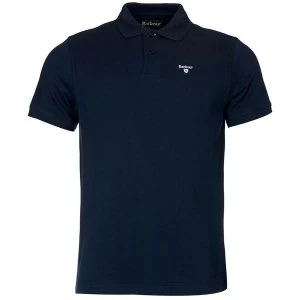 Image of Barbour Mens Sports Polo Aqua Marine Large