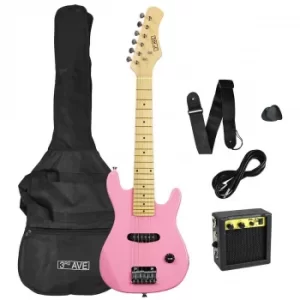 image of 3rd Avenue Junior Electric Guitar Pack, Pink