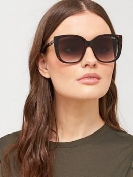 image of QUAY AUSTRALIA Quay X Chrissy Ever After Oversized Sunglasses - Tortoiseshell, Tort, Women