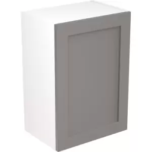 Image of Kitchen Kit Flatpack Shaker Kitchen Cabinet Wall Unit Ultra Matt 500mm in Dust Grey MFC