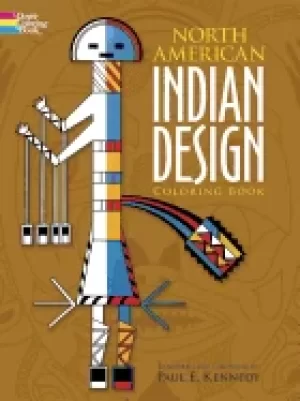 Image of north american indian design coloring book