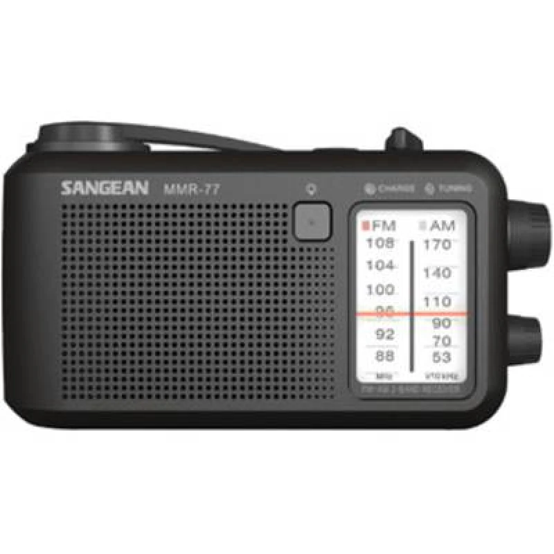 Image of Sangean MMR-77 Outdoorradio MW UKW Handkurbel spritzwassergeschutzt