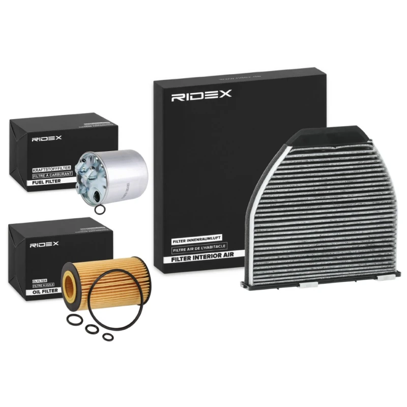 Image of RIDEX 4055F34680 Filter Set with gaskets/seals Filter Set (4055)