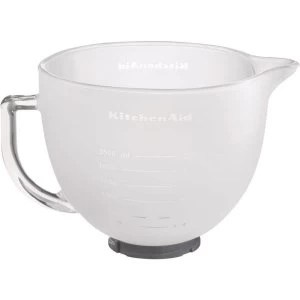 image of KitchenAid 5K5GBF 4.8L Frosted Glass Bowl