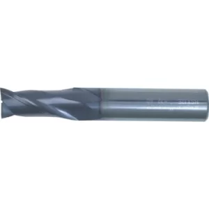 image of 1.00MM Series 60 Carbide 2 Flute Plain Shank Short Series Slot Drill