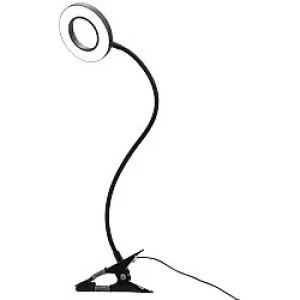 image of Stewart Superior Clip On Desk Lamp with USB FX11 Black