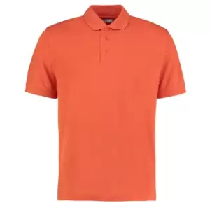 Image of Kustom Kit Mens Klassic Superwash Short Sleeve Polo Shirt (2XL) (Burnt Orange)