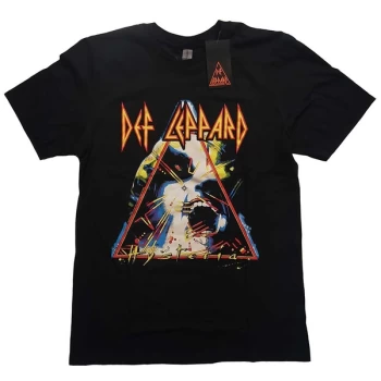Image of Def Leppard - Hysteria Unisex Large T-Shirt - Black