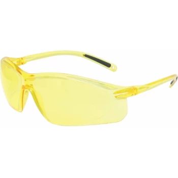 image of Honeywell - A700 Amber Hardcoat Lens Safety Specs