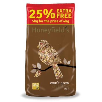 Image of Honeyfields Wont Grow Wild Bird Food - 5kg