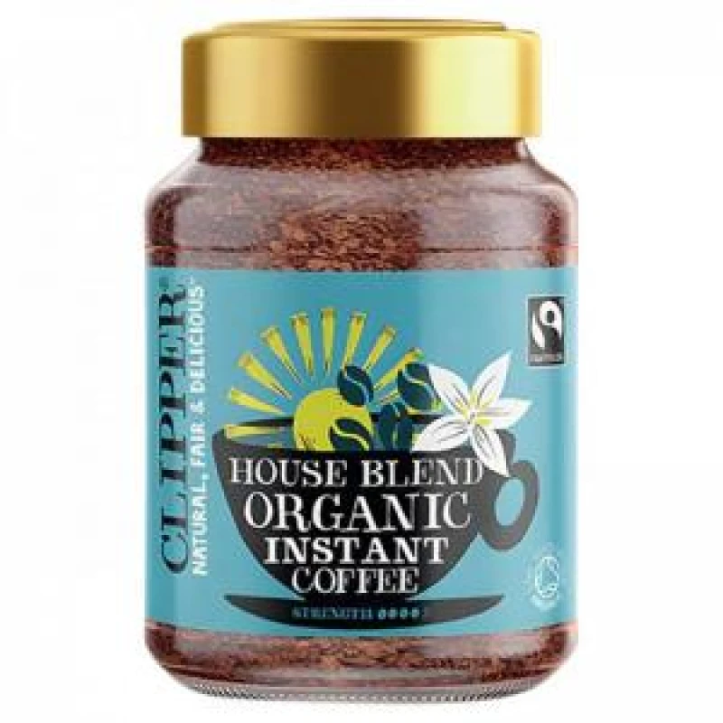 Image of Clipper Fairtrade Organic Instant Medium Roast Arabica Coffee, 200g