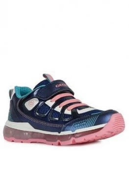 Image of Geox Girls Android Trainers - Navy