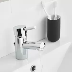 Image of Bristan Prism Basin Mixer Tap with Pop Up Waste - Chrome Plated