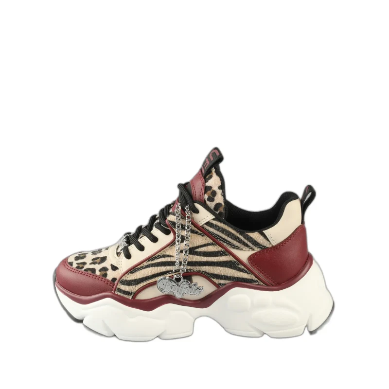 Image of Buffalo Womens Trainers Buffalo Binary Glam Rouge Female 38 1636515