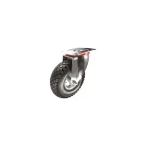 Swivel Plate 260MM Pneumatic Tyre