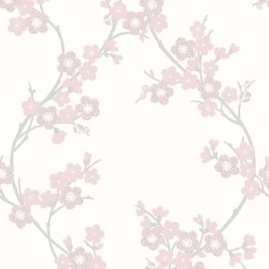 image of Graham and Brown Super Fresco Cherry Blossom Wallpaper