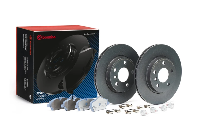Image of BREMBO Brake discs and pads set BREMBO KT 08 011
