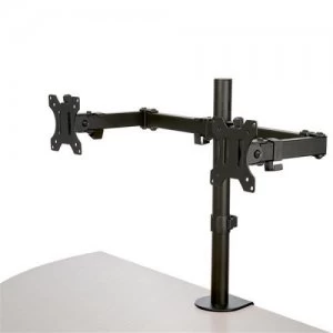 image of Up to 32" Crossbar Dual Monitor Arm