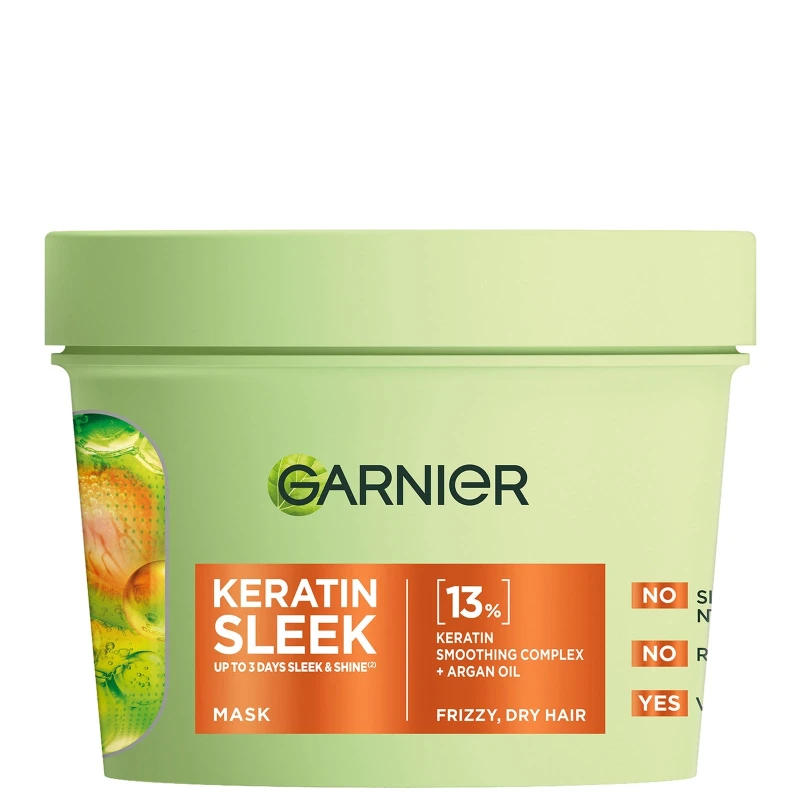 Image of Garnier Keratin Sleek Mask 370ml