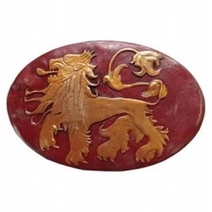 image of Game of Thrones Lannister Lion Shield Pin