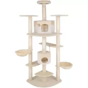 image of Tectake Cat Tree Scratching Post Fippi - Beige/White