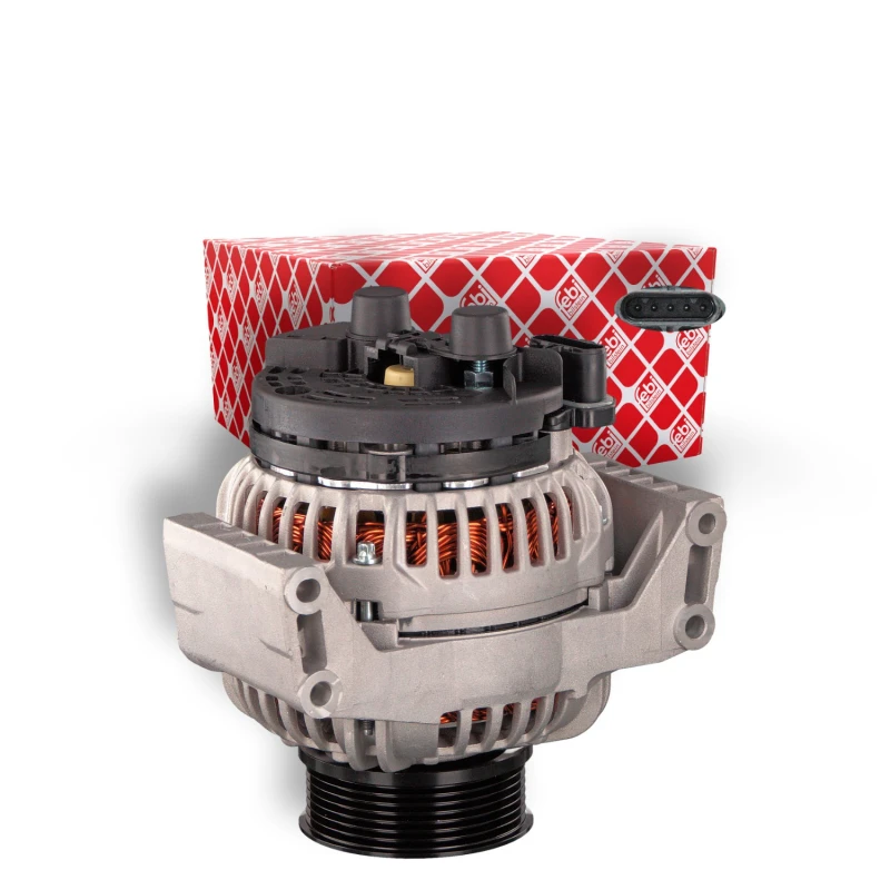 Image of FEBI BILSTEIN 48962 Generator Alternator Charging Current: 80A, Voltage: 24V Alternator (4)
