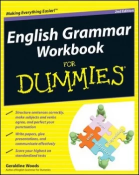 Image of English Grammar Workbook for Dummies by Geraldine Woods Book