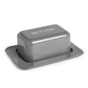 Image of Butter Dish with Lid in Grey M&W