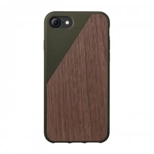 image of Native Union Clic Wood iPhone 7/8 Case - Olive