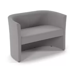 Image of Celestra two seater sofa 1300mm wide - forecast grey