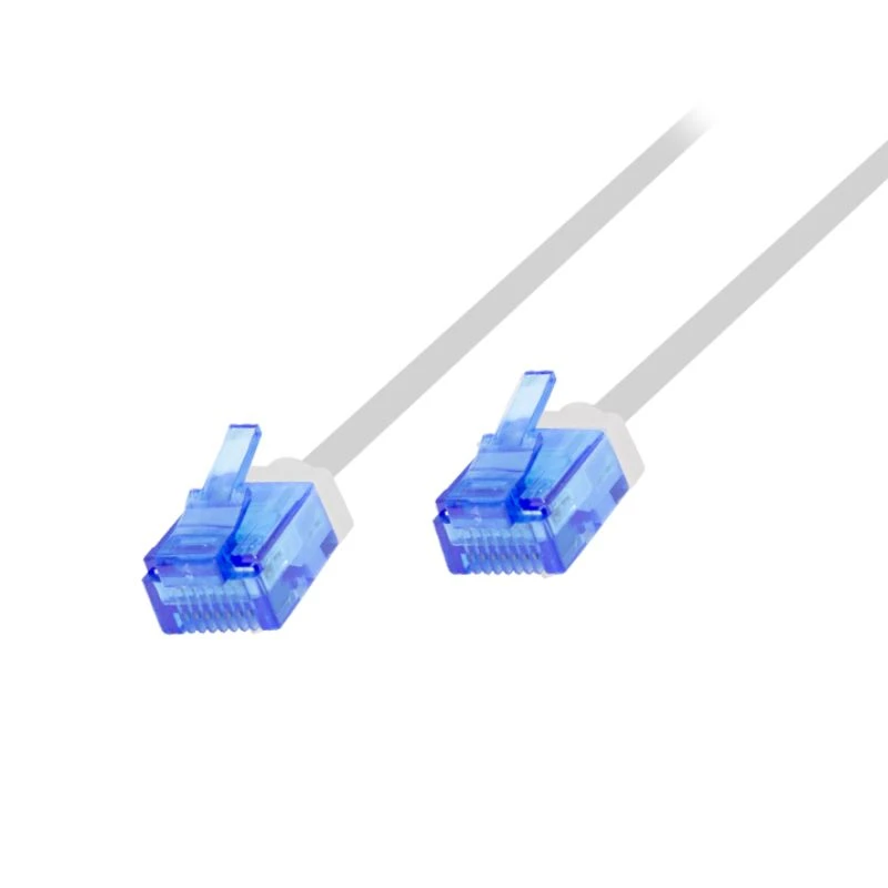Image of FDL ULTRA SLIM 0.15M CAT.6A U-UTP HIGH-FLEX PATCH CABLE - WHITE