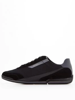 Image of Hugo Boss Saturn Low Profile Trainers Black Size 10 Men