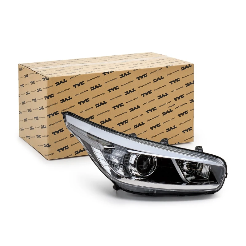 Image of TYC 20-14857-05-2 Headlights H7/H7, with electric motor, Right Headlight (259)
