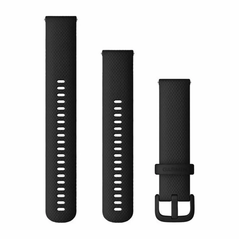 Image of Garmin 010-13021-03 Quick Release Strap (20mm) Black Watch