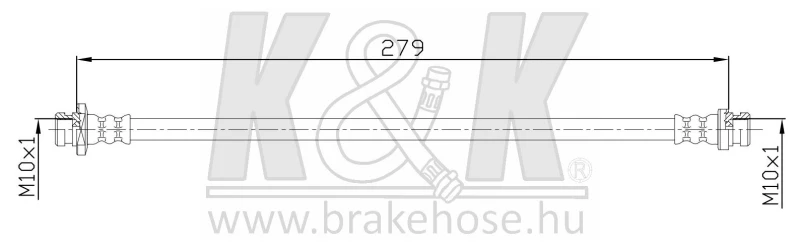 Image of K&K FT4732 Brake Hose Brake Hose (83)