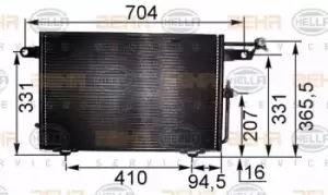 Image of Condenser Air Conditioning 8FC351035-531 by BEHR