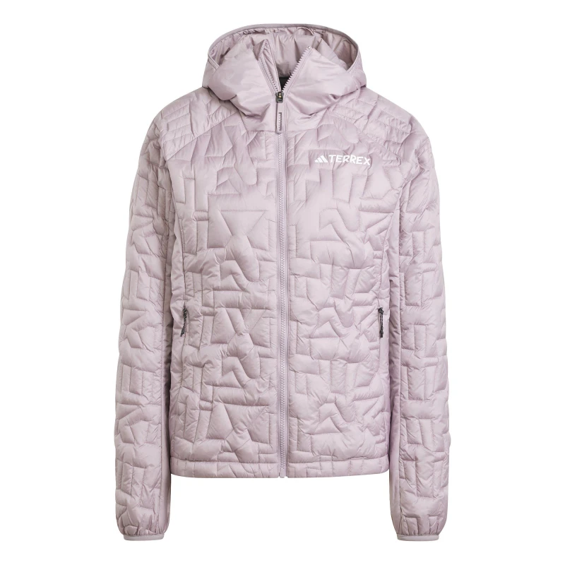 Image of adidas Terrex Xperior PrimaLoft Loose Fill Insulated Hooded Jacket Womens - Pink Pink S
