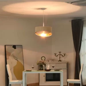 Image of Pendant Light with Nested Bevel Lampshade, none