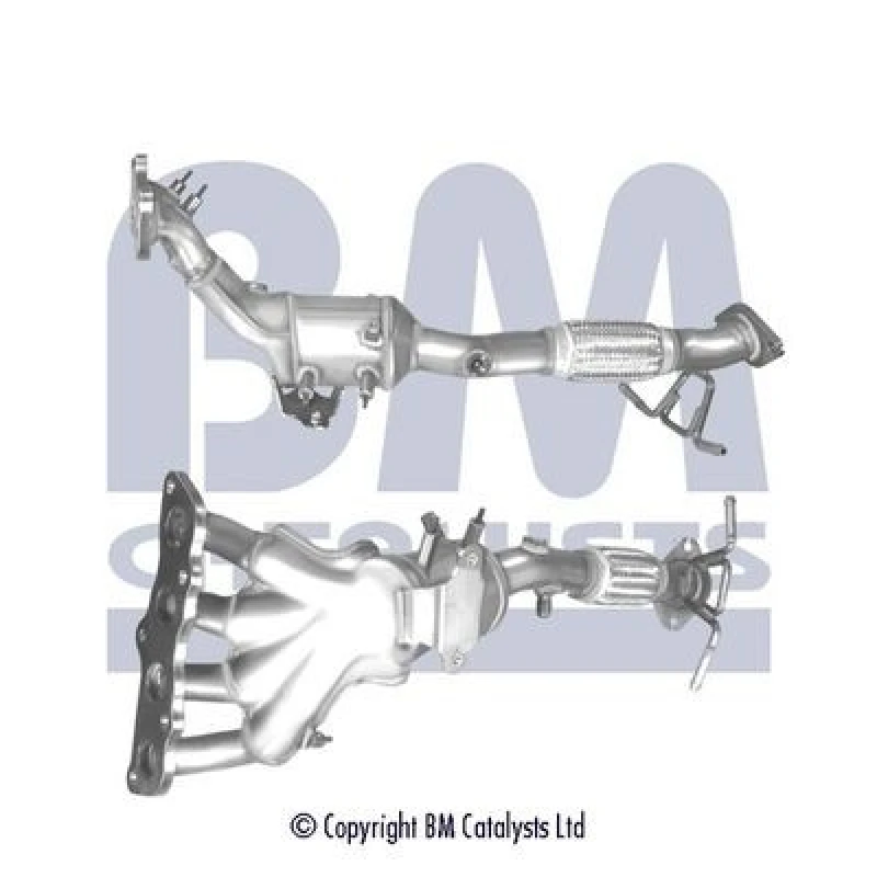 Image of BM CATALYSTS BM92073H Catalytic Converter Non-approved Ceramic Catalyst Converter (429)