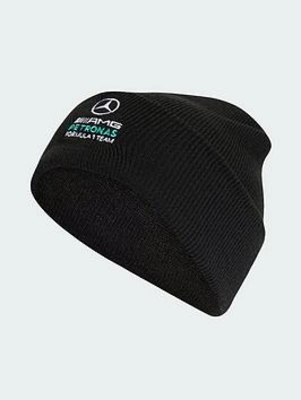 Image of Adidas Mercedes AMG bonnet Petronas Formula One Team DNA Noir Unisex 58/60 cm