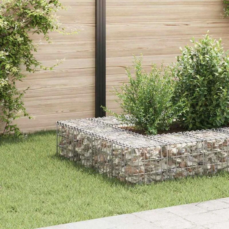 Image of VIDAXL Cube Gabion Raised Bed Steel Wire 30x30x30cm vidaXL 8719883734767