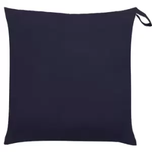 image of Plain Neon Large 70cm Outdoor Floor Cushion Navy, Navy / 70 x 70cm / Polyester Filled